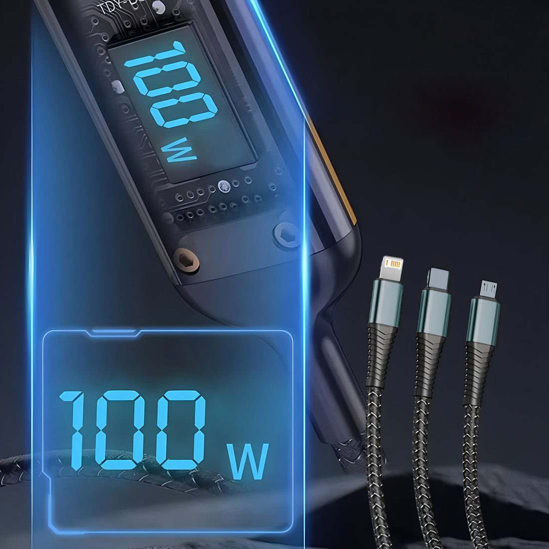 Fast Cable Multi Charger Cable 3 in 1