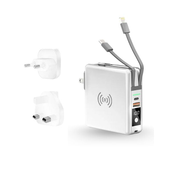 5-in-1 Wireless Power Bank 15000mAh