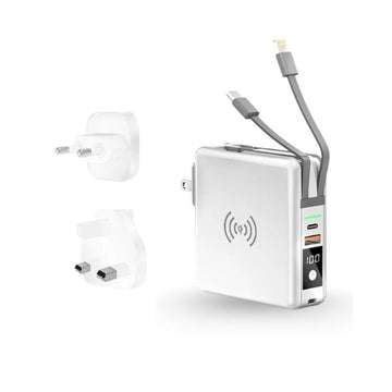 5-in-1 Wireless Power Bank 15000mAh