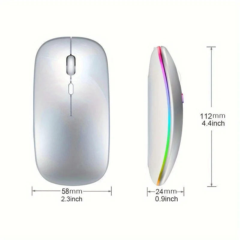 Wireless Mouse Bluetooth and 2.4GHz